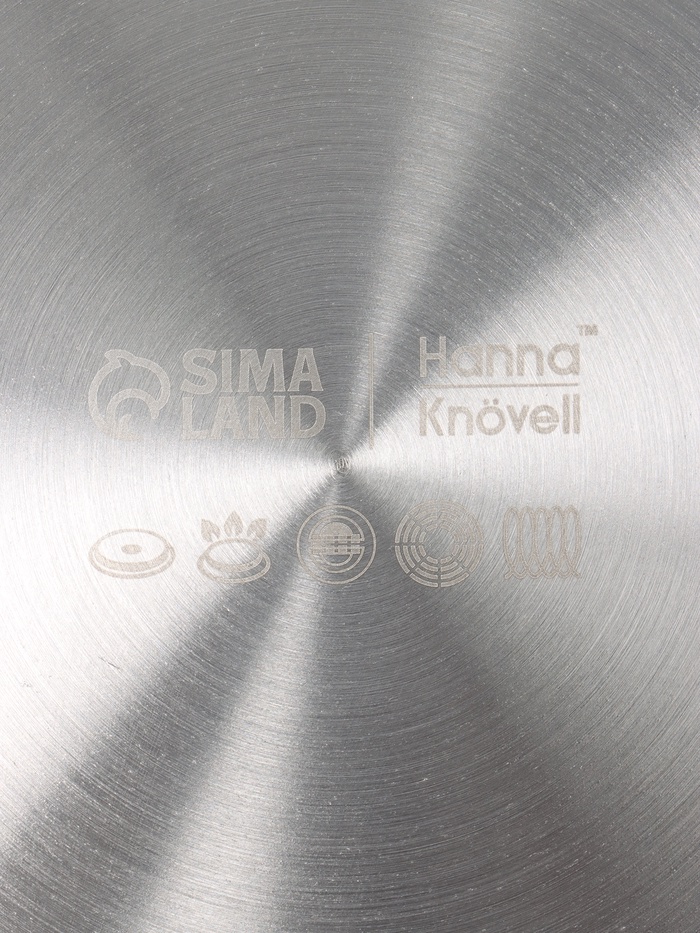 Сковорода высокая 3Ply Hanna Knövell, d=28 см, h=7 см, толщина 2.2 мм, индукция, антипригарное покрытие, нержавеющая сталь