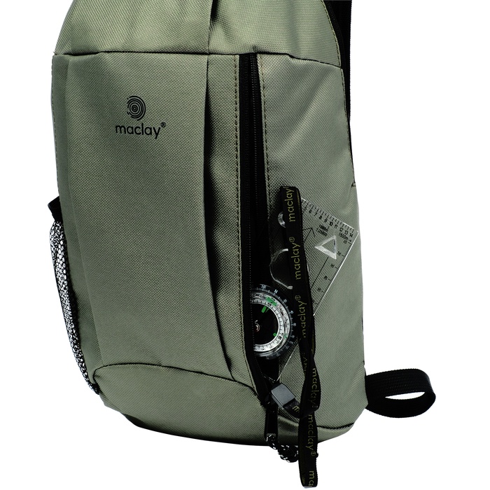 Рюкзак туристический maclay, 10 л, зелёный