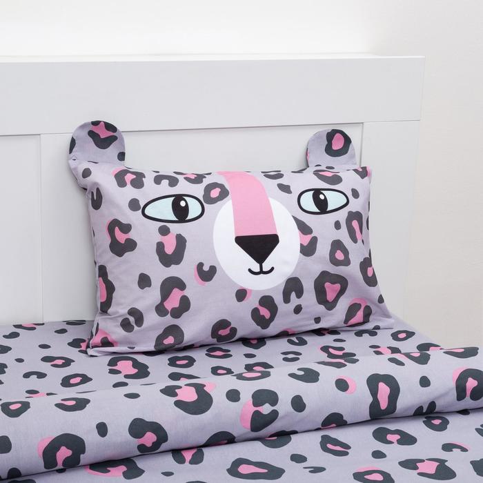 Постельное бельё 1.5-спальное «Этель» Happy leopard, бязь