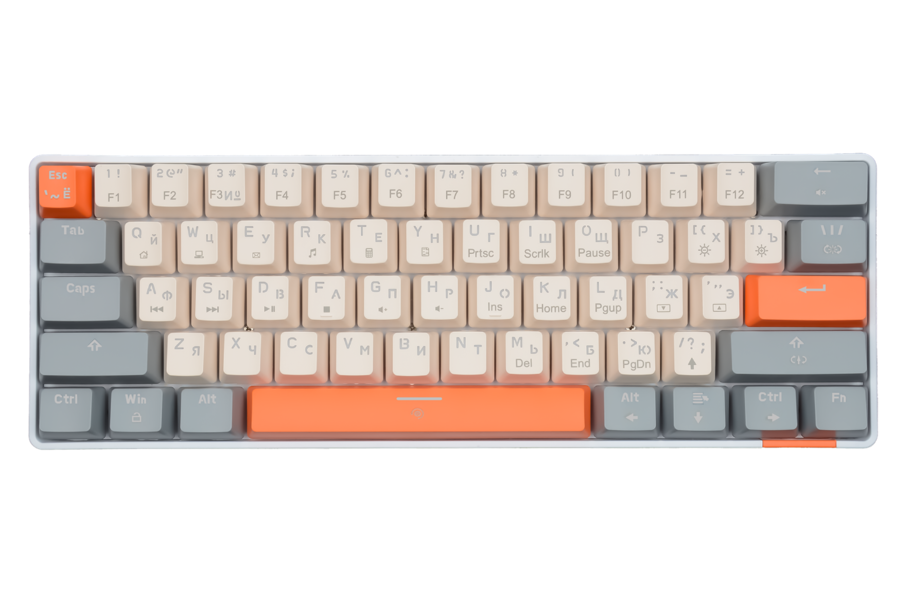Механическая клавиатура с подсветкой RAINBOW PANTEON T3 CS HS RB Ivory-Grey