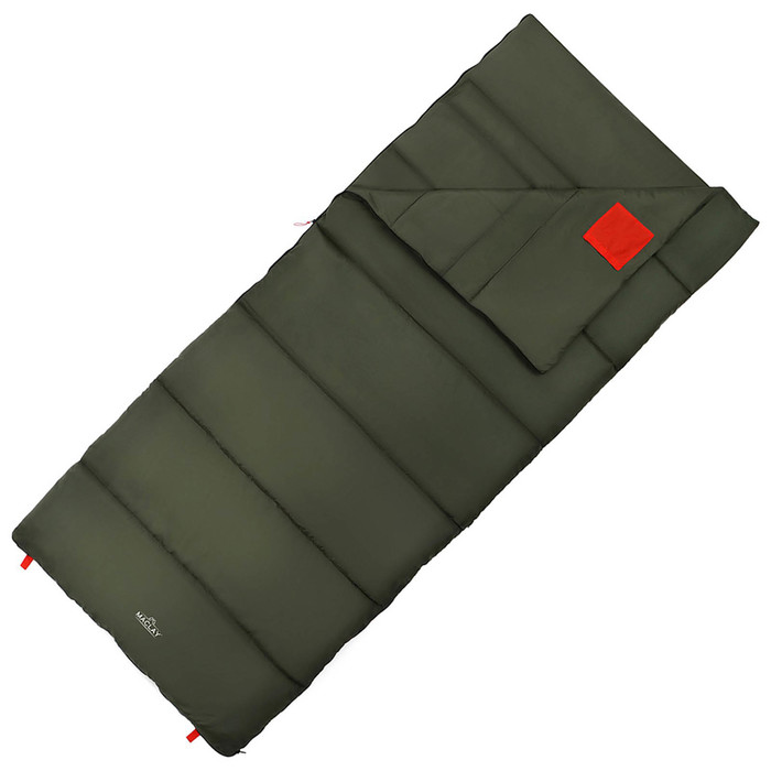 Спальный мешок maclay camping summer, одеяло, 2 слоя, правый, 220×90 см, +10/+25°С