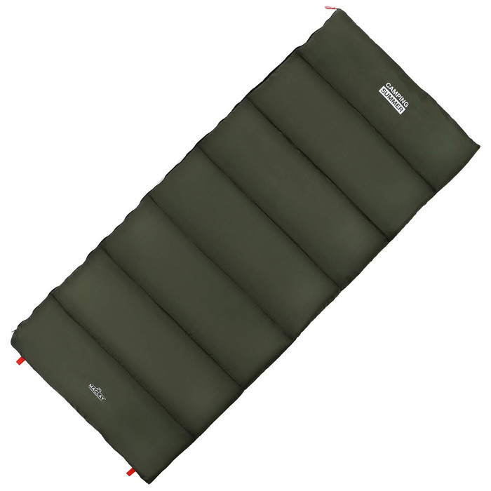 Спальный мешок maclay camping summer, одеяло, 2 слоя, правый, 220×90 см, +10/+25°С