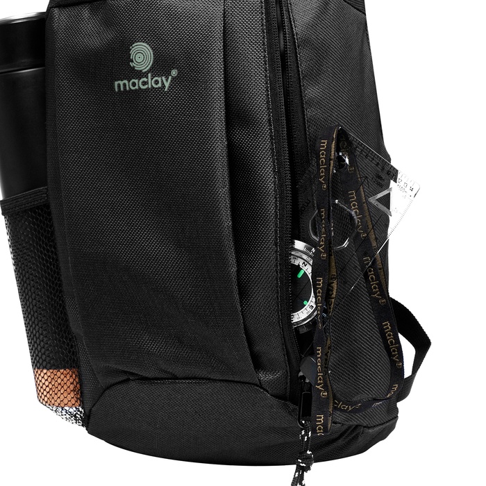 Рюкзак туристический maclay, 10 л, черный
