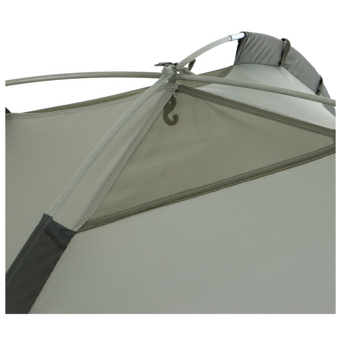 Палатка туристическая 2-местная maclay FISHT 2, 205×150×105 см, трекинговая, однослойная, зелёная