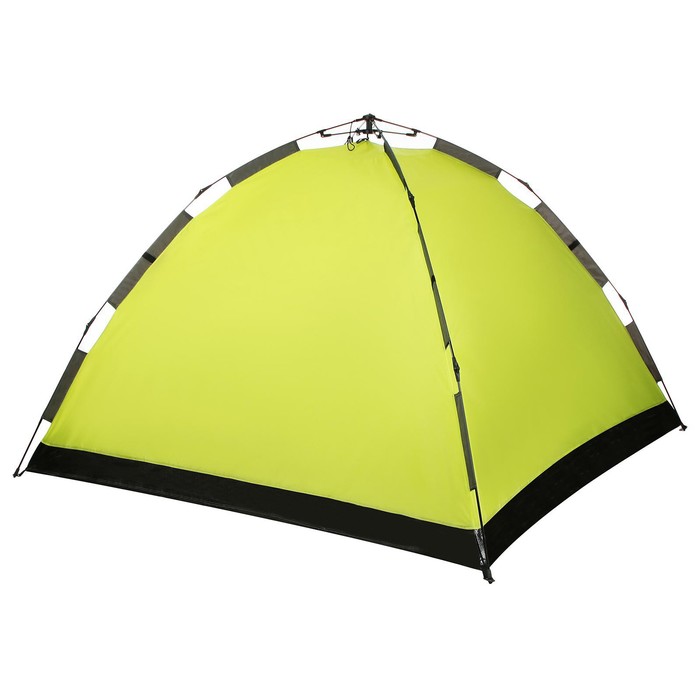 Палатка туристическая 4-местная maclay SWIFT 4, 255×255×150 см, автоматическая, трекинговая, однослойная, зелёная
