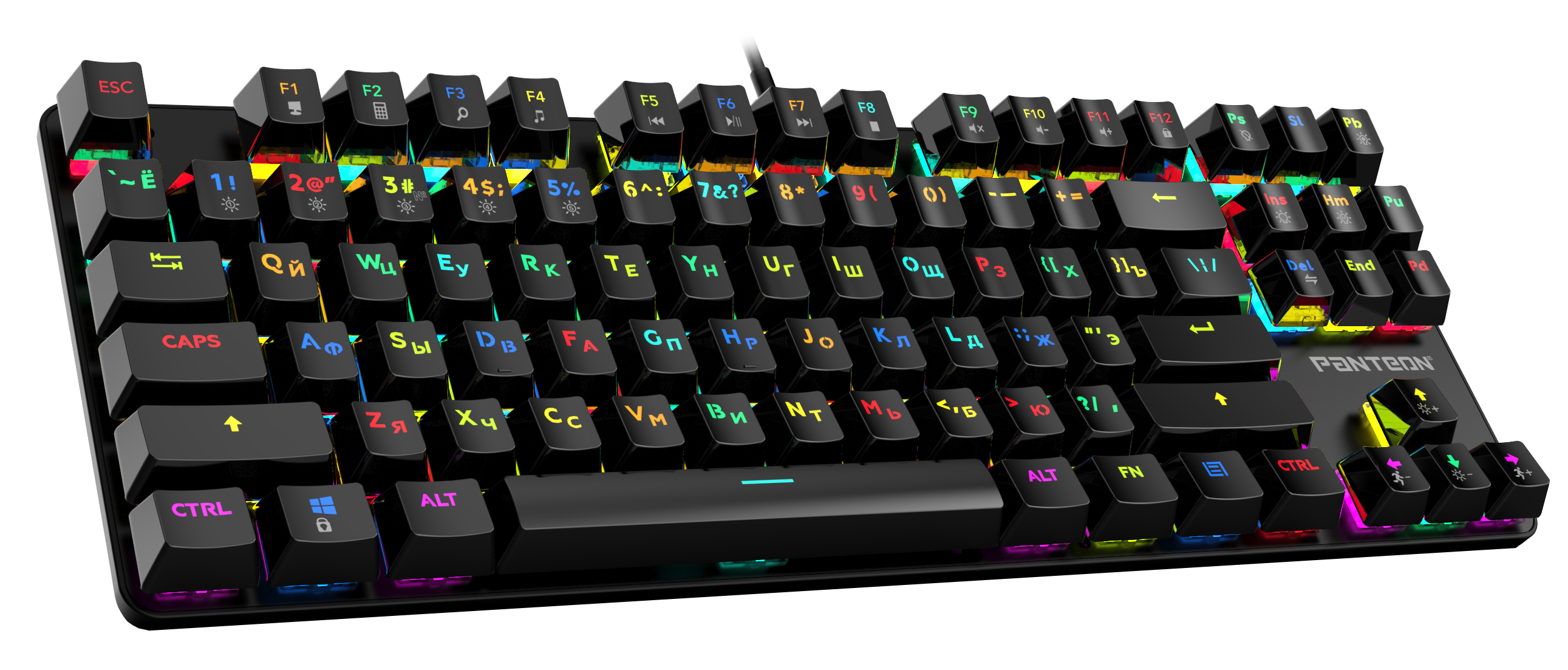 Механическая программируемая клавиатура с RGB-подсветкой PANTEON T16 PRO RS HS