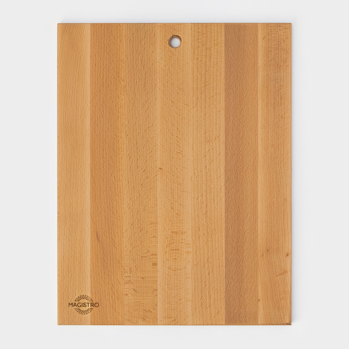 Доска разделочная Magistro, 40×30×1.2 см, дерево дуб