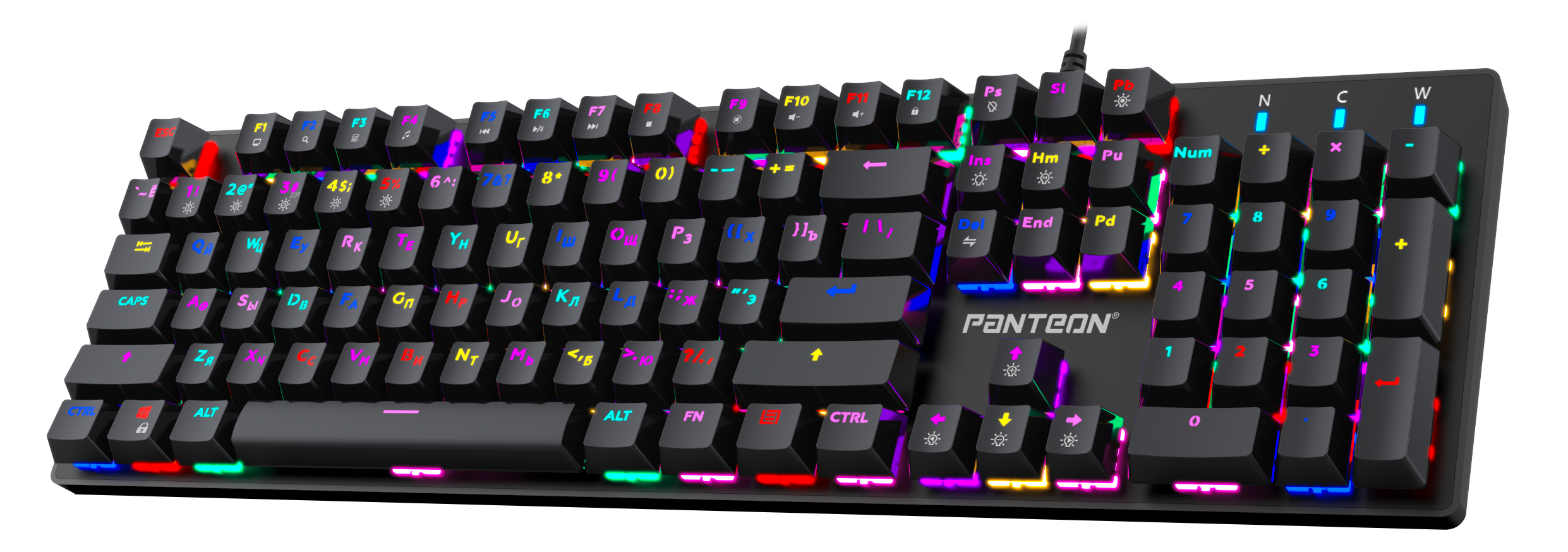 Механическая программируемая клавиатура с RGB-подсветкой PANTEON T15 PRO RS HS