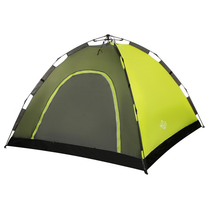 Палатка туристическая 2-местная maclay SWIFT 2, 200×150×110 см, автоматическая, трекинговая, однослойная, зелёная