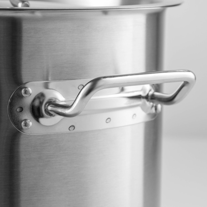 Кастрюля Hanna Knövell HoReCa, 12 л, толщина 0.8 мм, 201 сталь, нержавеющая сталь