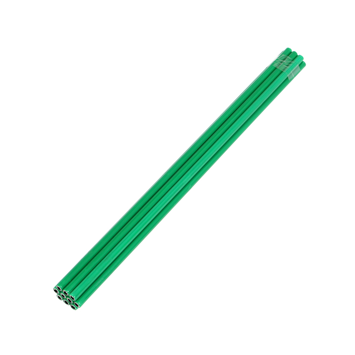 Колышек для подвязки растений, h=50 (± 5) см, d=1 см, металл, зелёный, Greengo