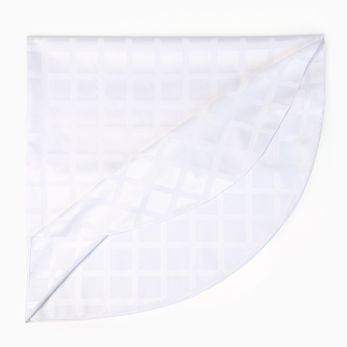 Скатерть «Этель» Geometry 150×220 ±3 см, белая, пл. 192 г/м², хл с ВГМО