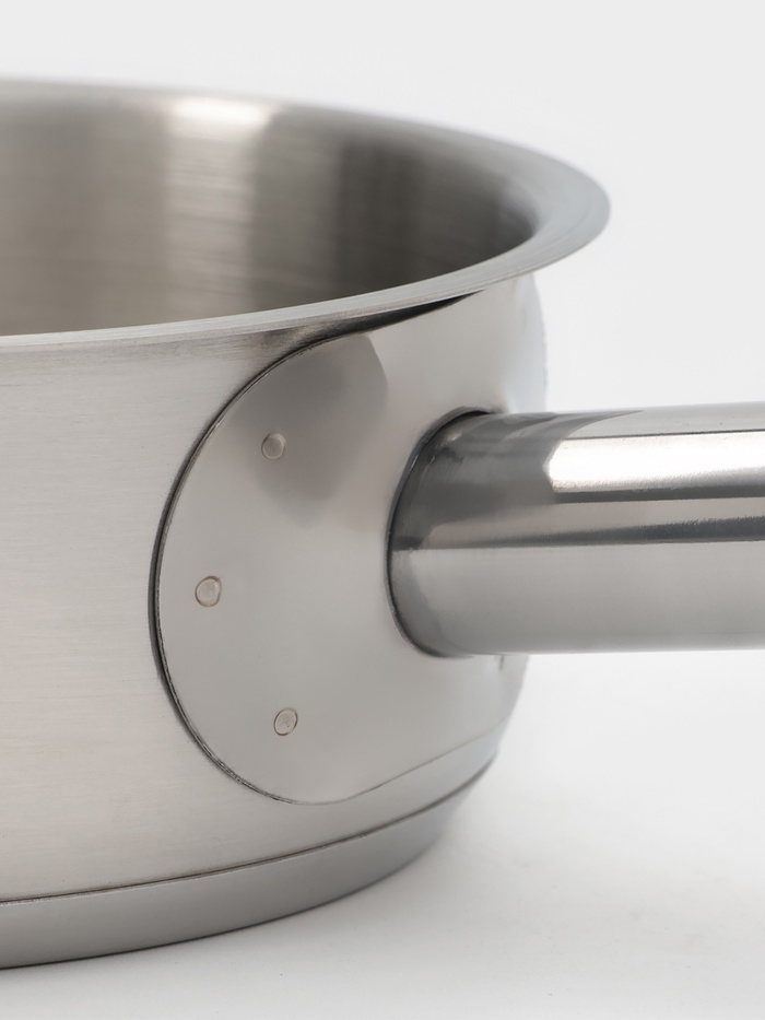 Ковш Hanna Knövell, 860 мл, d=14, h=5.5 см, с крышкой, толщина стенки 0.8 мм, индукция, нержавеющая сталь