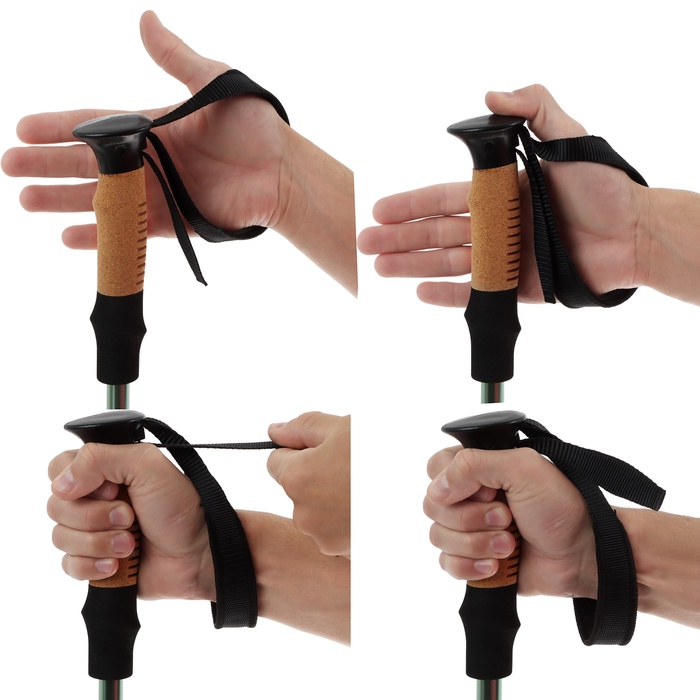 Палки трекинговые maclay Alu 100, телескопические, 2 шт.