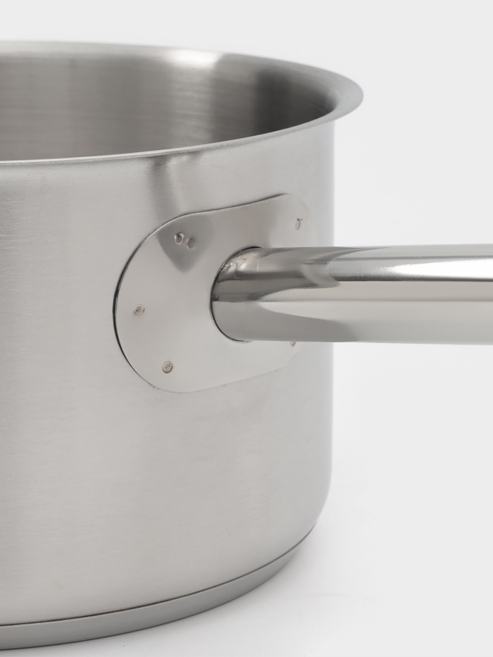 Ковш Hanna Knövell, 2.8 л, d=18, h=11 см, с крышкой, толщина стенки 0.8 мм, индукция, нержавеющая сталь