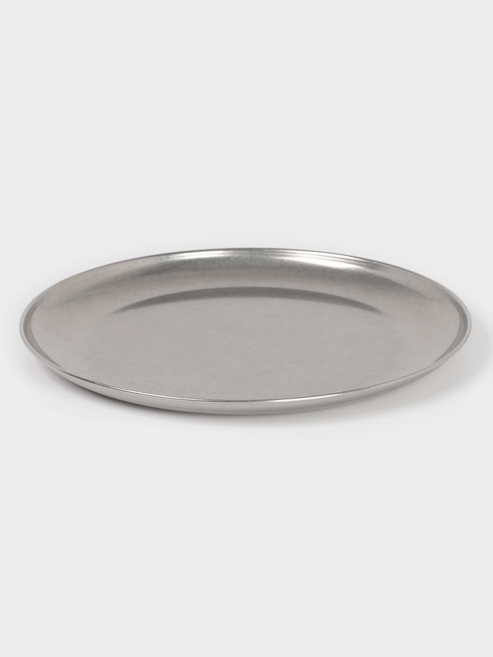 Тарелка Hanna Knövell Vanha, d=26 см, h=1.5 см, нержавеющая сталь, серебристая