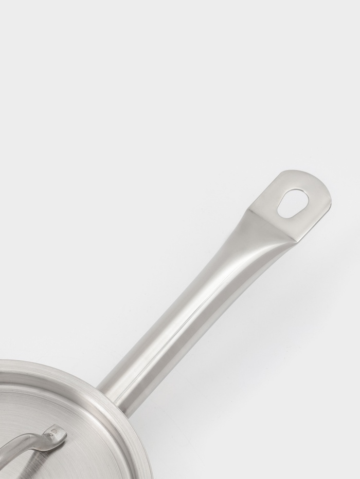 Ковш Hanna Knövell, 860 мл, d=14, h=5.5 см, с крышкой, толщина стенки 0.8 мм, индукция, нержавеющая сталь