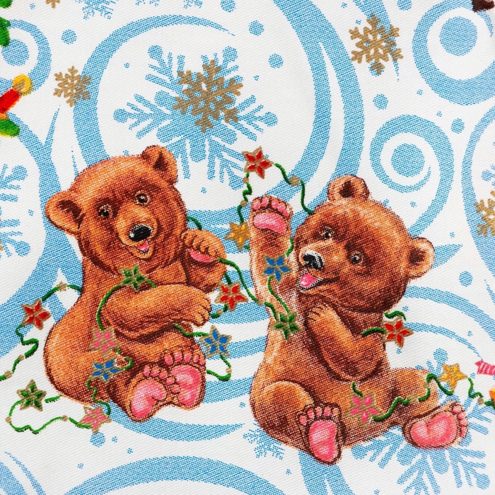 Скатерть новогодняя «Этель. Новогодняя сказка», 150×220 см ±3 см с ГМВО, 100% хлопок